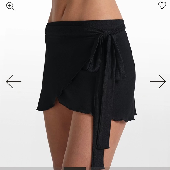 NWT Nike Skims stretch knit wrap skirt - Picture 3 of 7